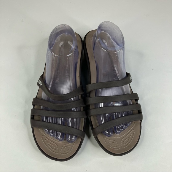 Crocs Strappy Slide Sandals Size 11 - Picture 2 of 9